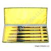 Five Wolf Hair Bristle Calligraphy Brushes